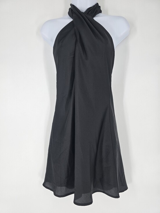 Show Me Your MuMu Dresses & Skirts - Show Me Your Mumu Jasmine Halter Black Mini Dress Size S NEW